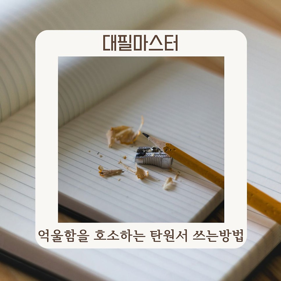억울함을 호소하는 탄원서 쓰는 법