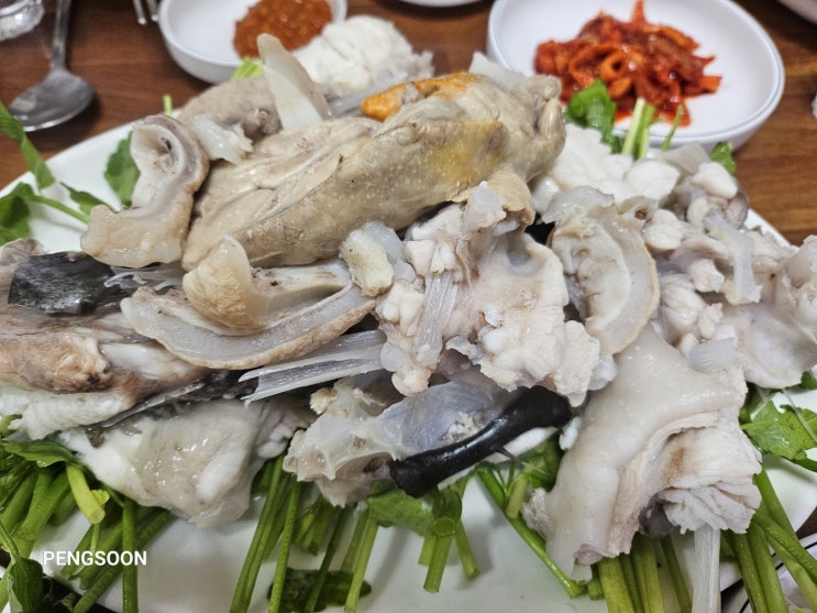  부산 자갈치 시장에서 아귀수육으로 유명한 김해식당 내돈내산 후기