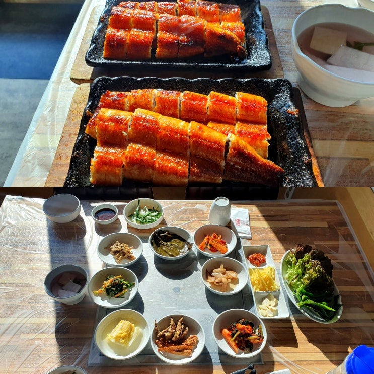  청계산 맛집 성남 장어 정식 푸짐한 저수지민물장어집