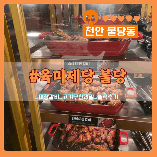  천안 육미제당 신불당점 내돈내산 솔직 후기, 기대이하 평범한 무한리필