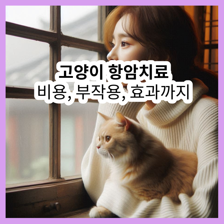  고양이 항암치료 비용, 부작용, 효과까지! 꼭 알아야 할 모든 것