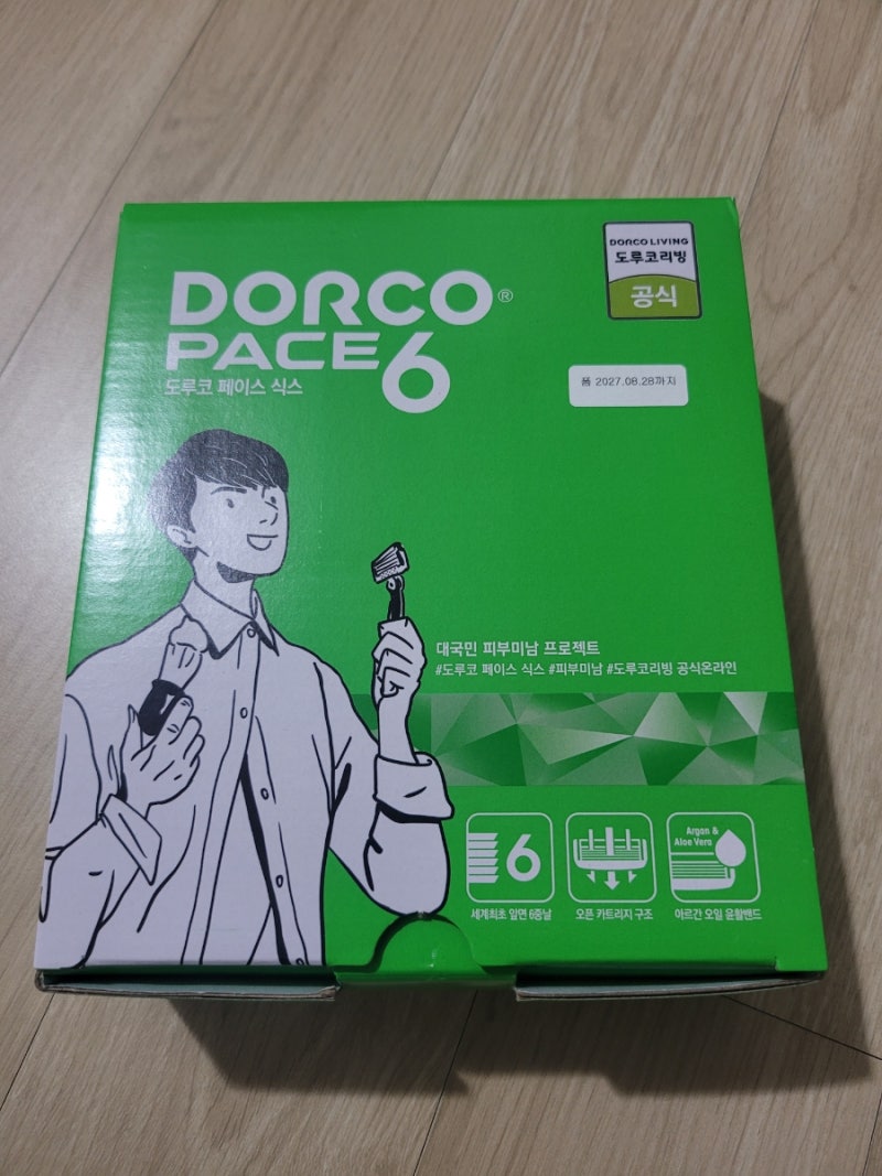 도루코 DORCO 페이스6 면도기 구입 후기