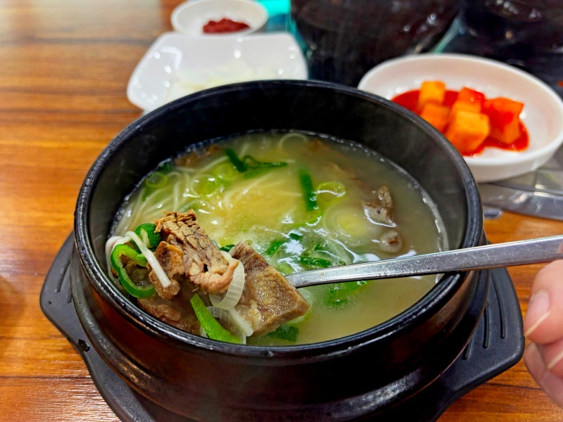 안산 시청 맛집 고대병원 근처 밥집 혼밥 한우 가마솥설렁탕