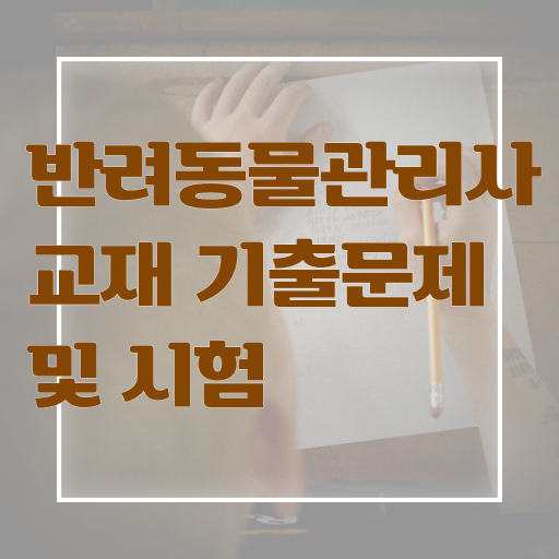  반려동물식품관리사 , 반려동물관리사 자격증 쉽고 빠르게 합격한 전략 및 취업 전망