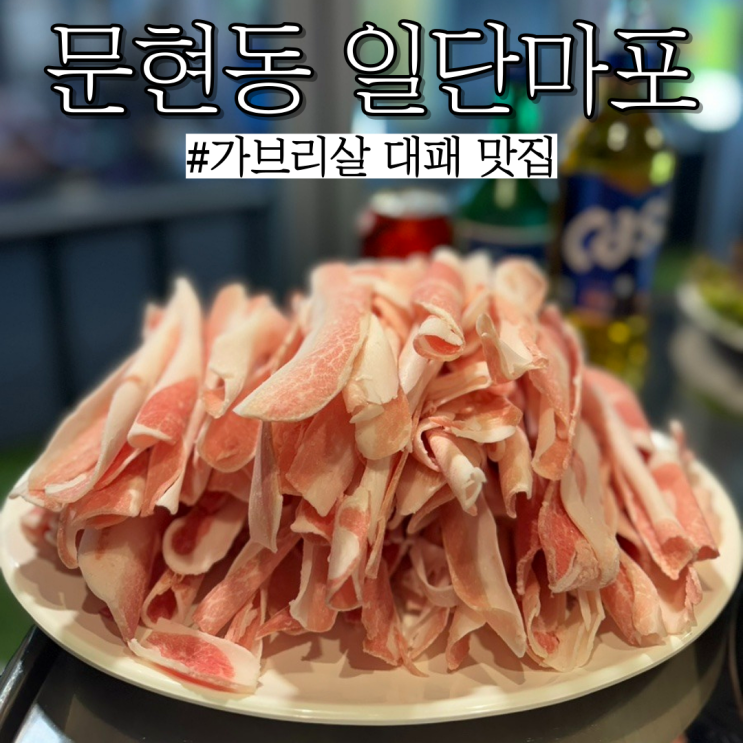  문현동 맛집: 전국 유일무이 가브리살 대패가 맛있는 노포맛집 "일단마포 문현점"