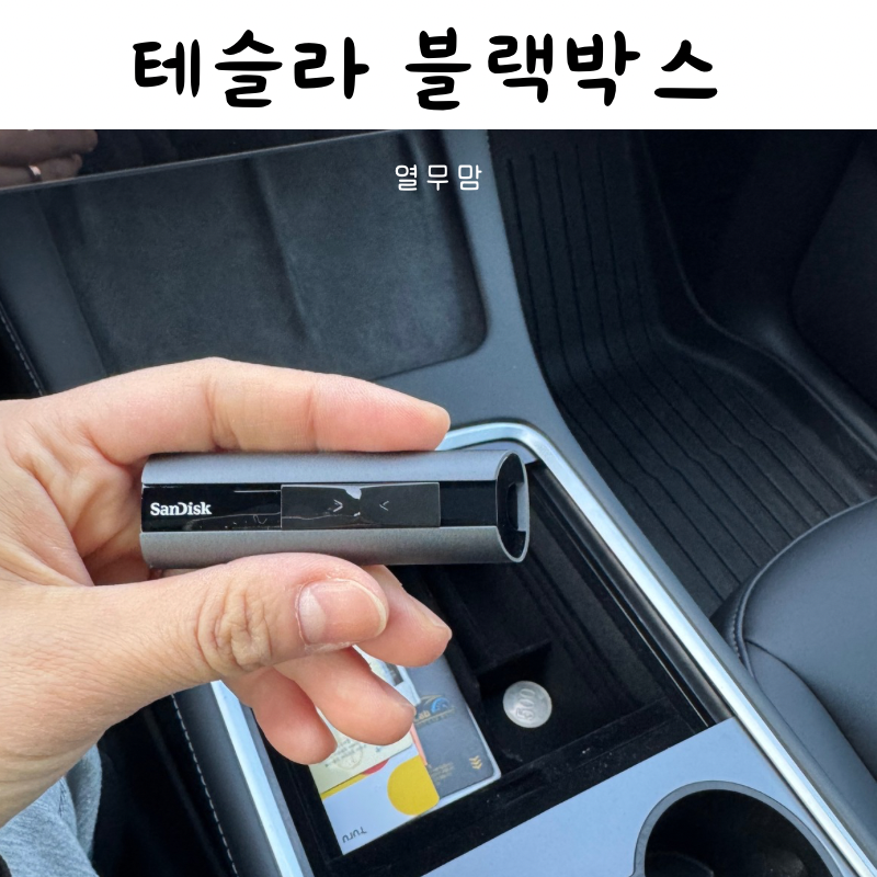 테슬라 모델Y 블랙박스 센트리모드 센트리 usb 샌디스크 1tb 추천 cz880