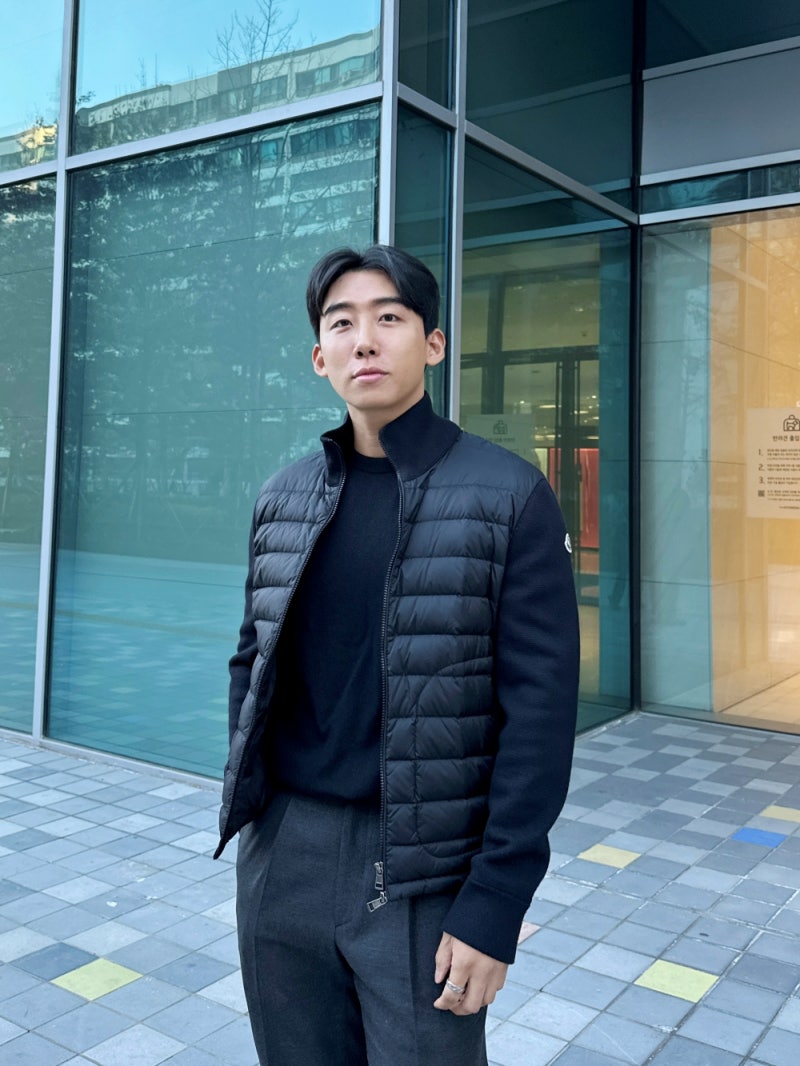 매년 입는 남자패딩 몽클레어 니트패딩 만족도는? 사이즈 추천