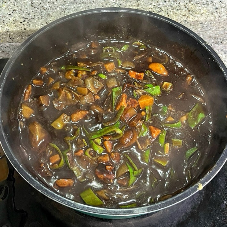  청정원 직화 짜장 레시피 집에서 사천 짜장 만들기