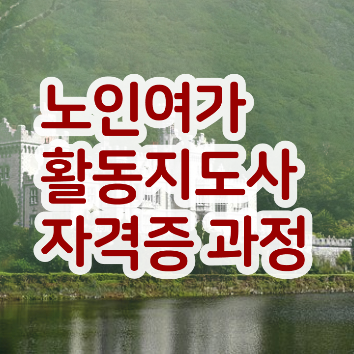  노인여가활동지도사 자격요건 , 온라인으로 노인여가활동지도사 공부한 방법