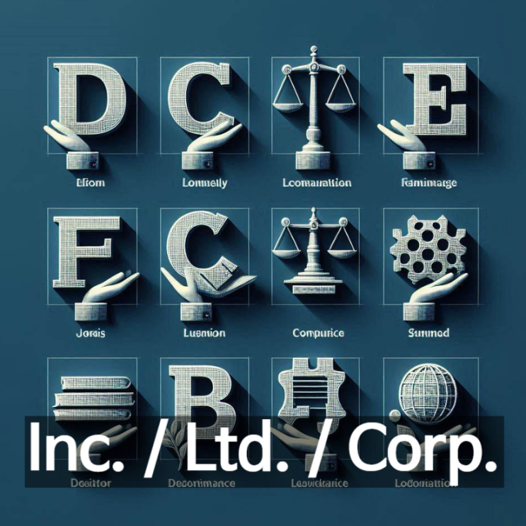  미국 주식(기업명)의 이름 뒤에 붙는 Inc, Ltd, Corp 등 약어들의 의미와 그에 따른 기업들의 차이점은?