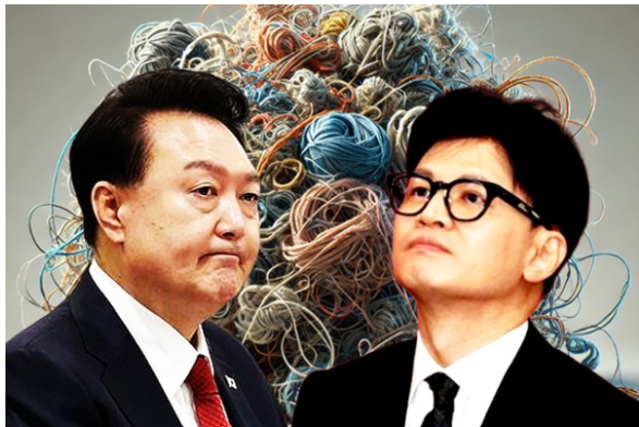 필요성 스스로 증명" & <b>한동훈</b> "<b>탄핵</b>만이 유일한 방법"