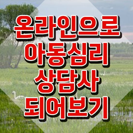  아동심리상담사연봉 , 아동심리상담사 자격증 20일 만에 합격한 팁 및 구직정보