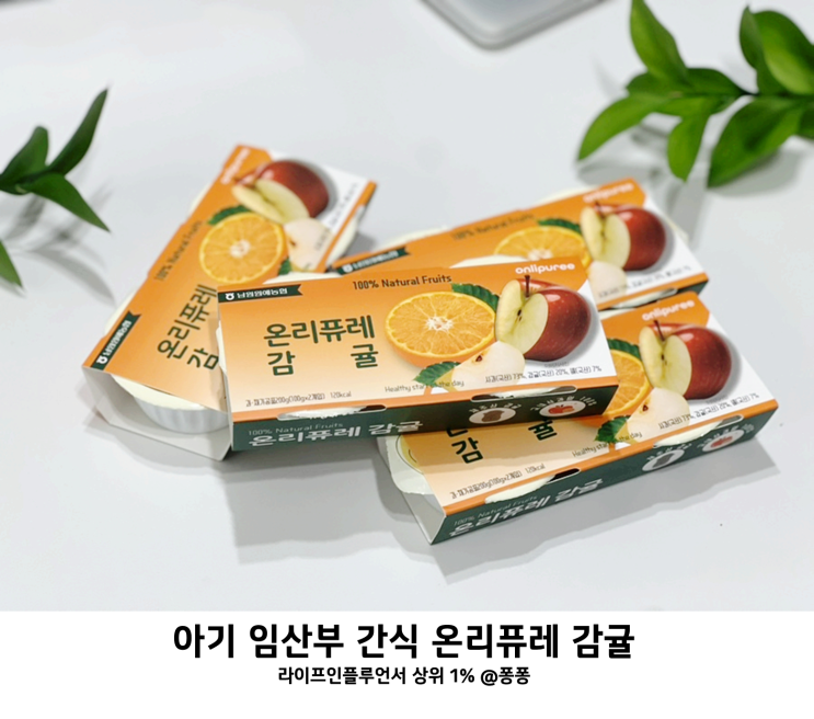  아기 제주 감귤 퓨레 온리퓨레 유아 어린이 임산부 임당 간식 산모 모유수유 간식