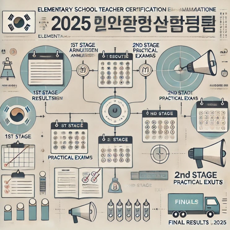 2025학년도 초등<b>교사 임용시험</b> 1차 <b>합격자 발표</b> 및 이후 일정... 