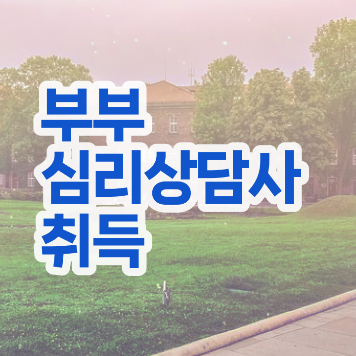  1급부부심리상담사전문교육원 , 부부심리상담사 자격증 20일 만에 준비한 과정 전격분석