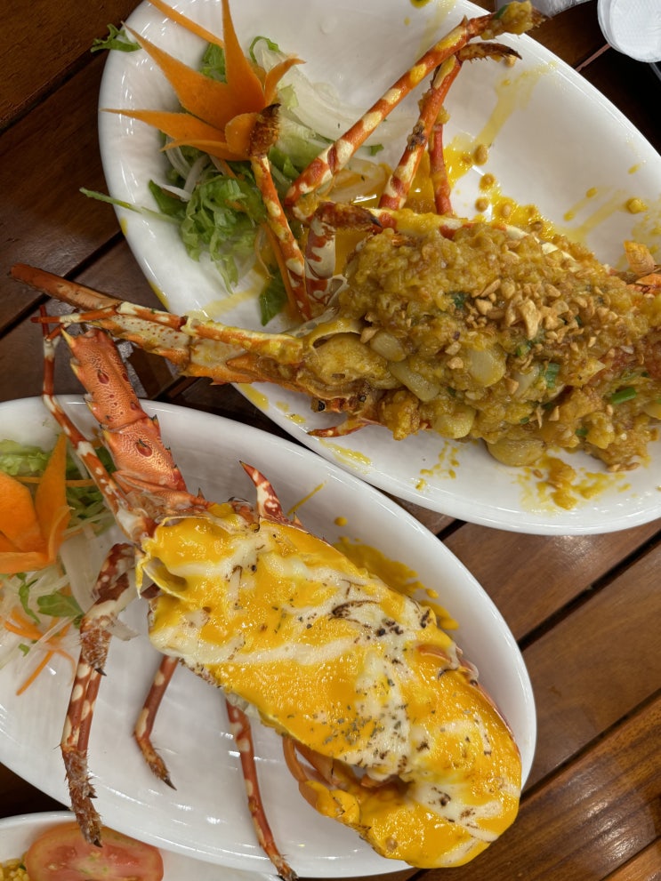  베트남 나트랑 해산물 맛집 JJ씨푸드 랍스터 가리비구이 계란볶음밥