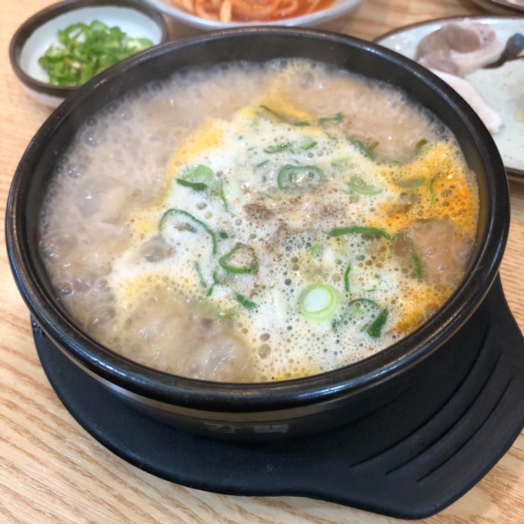  송도 순대국 맛집 신의주찹쌀순대 정식 먹고 포장까지