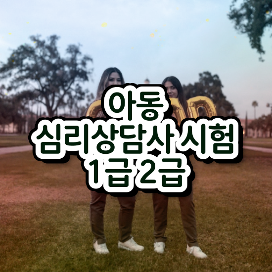  아동 심리학 자격증 , 심리상담사 자격증 취득한 방법 핵심 정보 정리