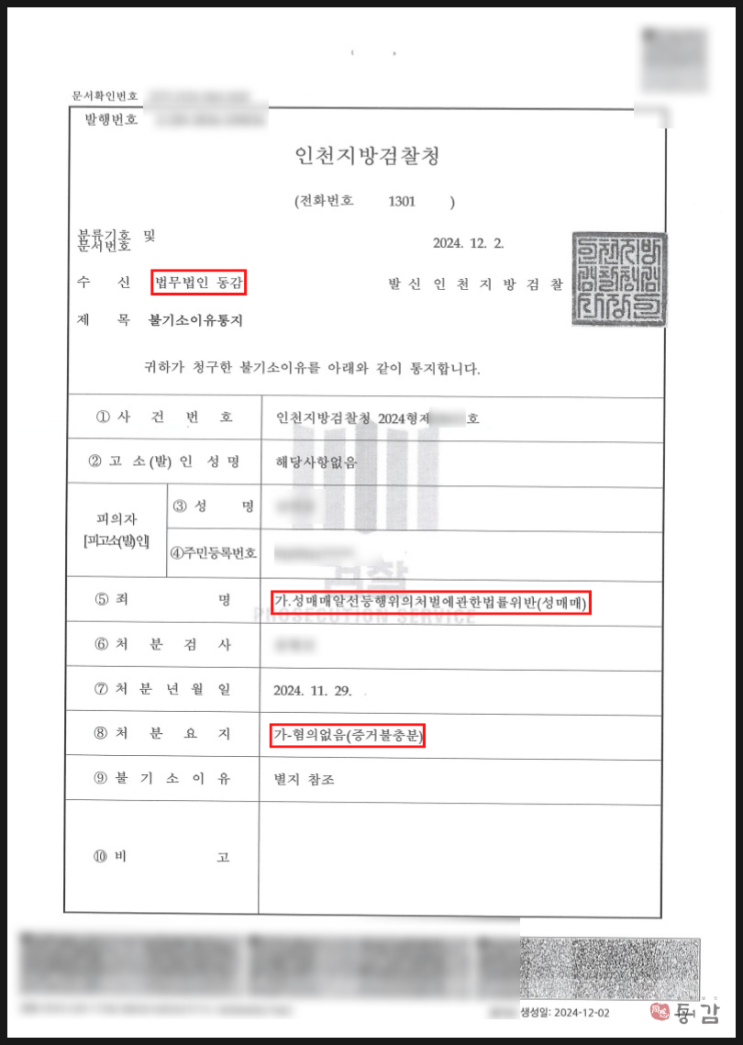 성매매 혐의없음(증거불충분) - 정황 증거만으로 무혐의 입증한 승소사례 성매매 혐의없음(증거불충분) - 정황 증거만으로 무혐의 입증한 승소사례