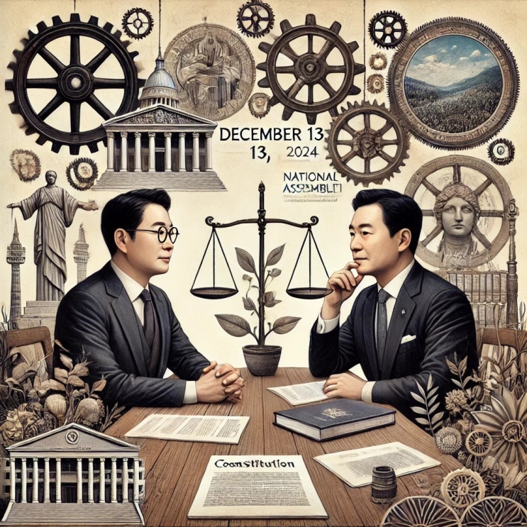 헌법 개정 논의: <b>권성동</b>과 <b>우원식</b>의 만남