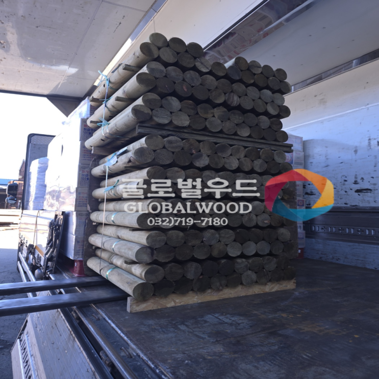  [글로벌우드][제품출고]_미송_목재 로프휀스