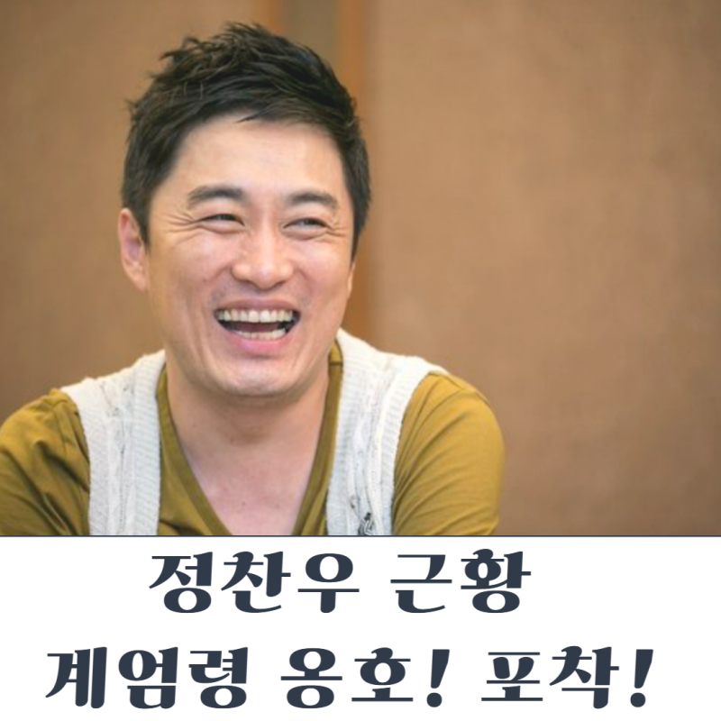 개그맨 정찬우 근황 계엄령 옹호?!라고!