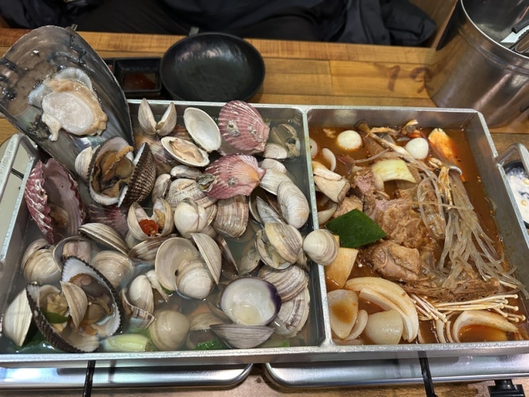  천안성성동맛집 조개찜, 갈비찜의 조합 위찜성성점