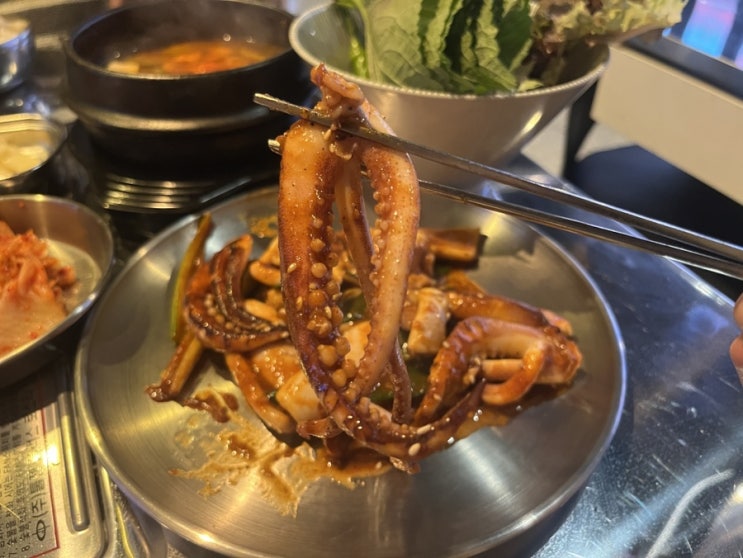  [부평삼겹살] 숯불 삼겹살과 오징어를 먹을 수 있는 삼대식당 부평본점
