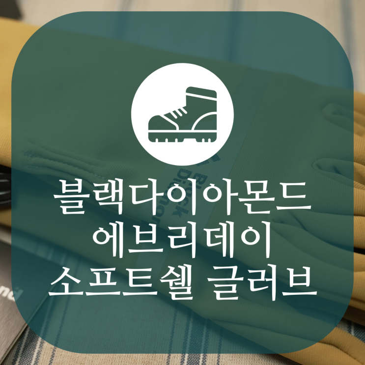  블랙다이아몬드 에브리데이 소프트쉘 글러브 사용 후기