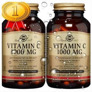 솔가 비타민 C 1000mg 베지터블 캡슐, 100정, 2개