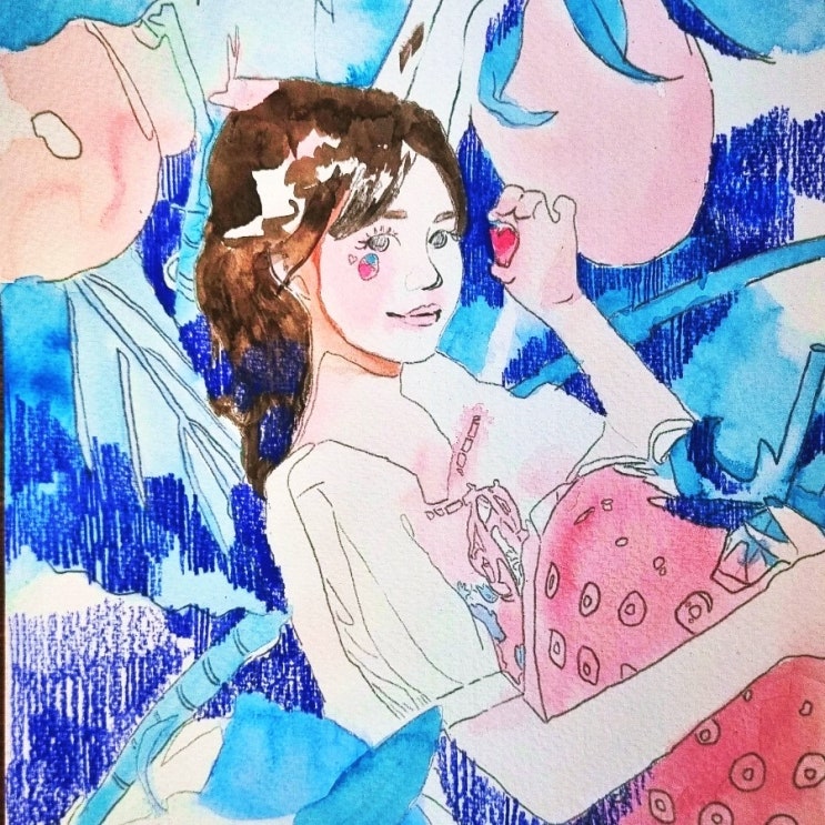  [최근 그림 원데이 클래스 완성작] 졸라맨만 그리던 왕초보가 한타임만에 이정도 그렸다고요? -  순천 취미미술 시리아트 스튜디오