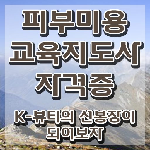  피부학점은행제 , 피부미용교육지도사 자격증 간단하게 학습한 후기 및 구직정보
