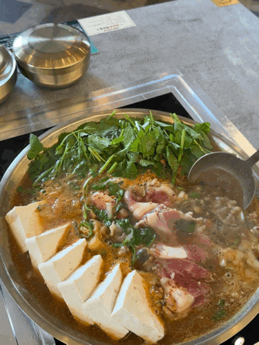 [인천] 석남사거리 "옥된장" 된장전골, 오징어미나리전 맛집