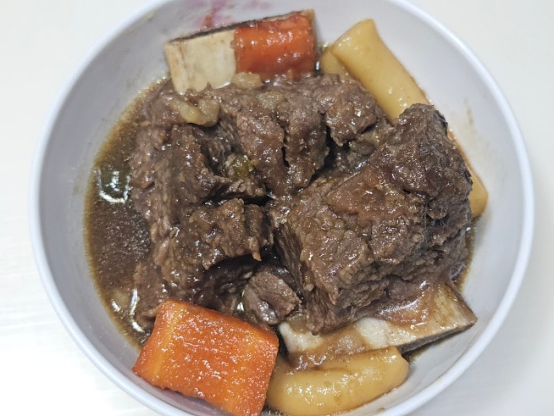 소갈비찜 레시피 쉽고 간단하게 / 백설 소갈비 양념 활용 홈파티 메뉴