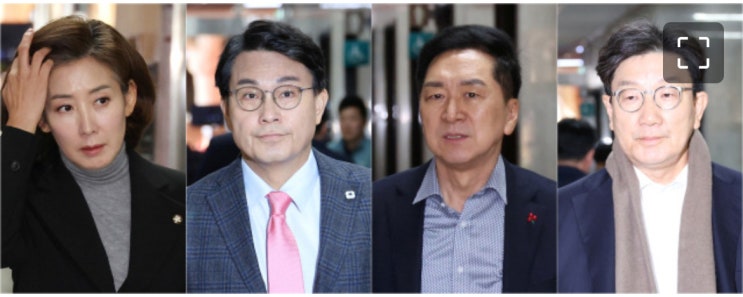[윤석열 탄핵] 탄핵 반대 내란동조 4인방, <b>권성동</b> 나경원 <b>윤상현</b>... 