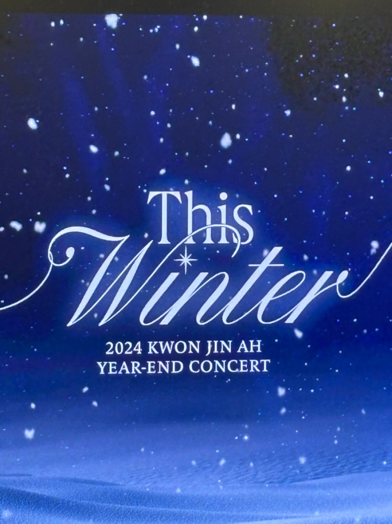 クォン・ジナコンサートレビュー、2024年末コンサート「The Winter」初日レビュー（セットリスト、ハンドボール競技場38区域からの眺め）