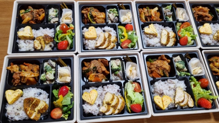  연천농산물활용 도시락만들기 연진쌀도시락 호배봉 마을공동체