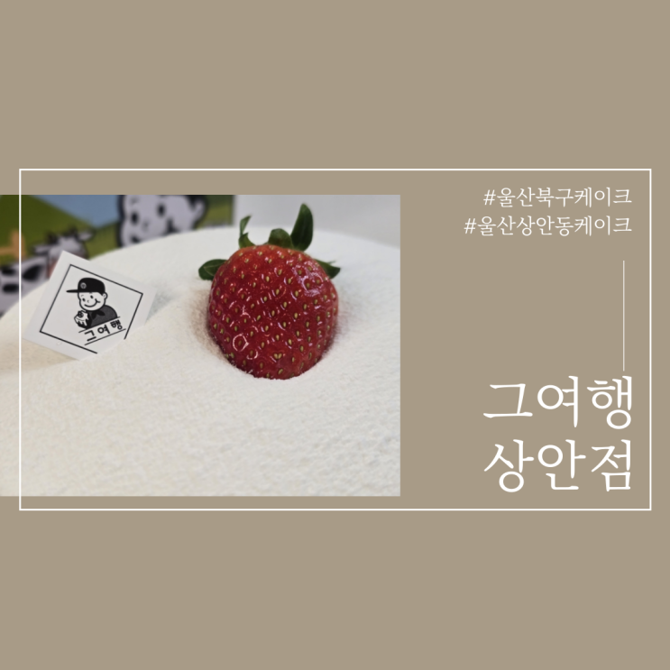  울산북구케이크 그여행상안점 통딸기케이크