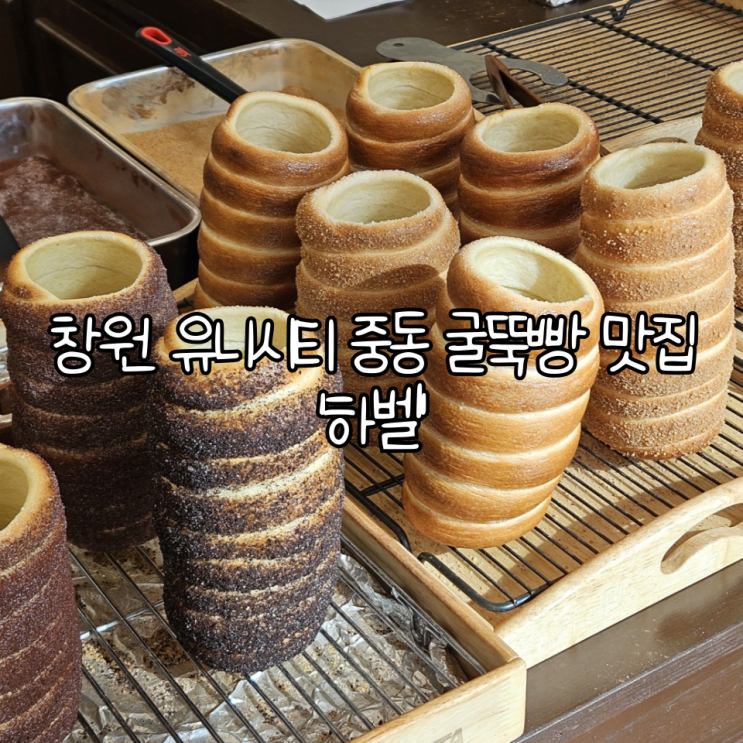  창원 유니시티 중동 굴뚝빵 맛집 '하벨' | 담백하고 고소한 빵이 맛있었던 창원 디저트맛집