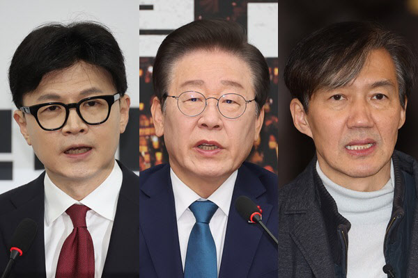 한동훈·이재명·조국…탄핵 정국 정치테마 희비 한동훈·이재명·조국…탄핵 정국 정치테마 희비