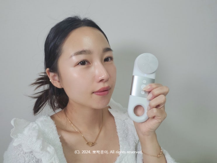  가성비 뷰티디바이스 추천 쥬피엘 퓨어웨이브 갈바닉 진동클렌저