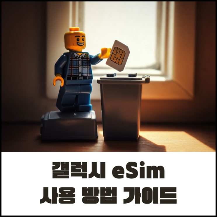  유심보다 훨씬 편한 eSIM 사용 방법 가이드 (Feat. 갤럭시 폴드4)