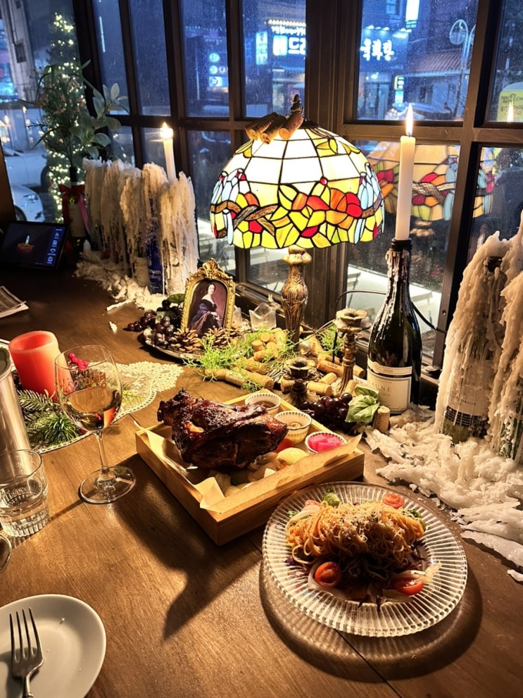  대전 맛집 고담가택 대전괴정점 기념일 크리스마스 데이트 와인바 추천