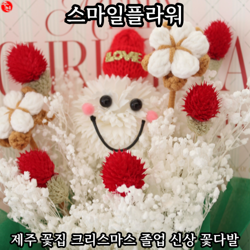 제주 꽃집 졸업 꽃다발 크리스마스 신상 꽃 선물