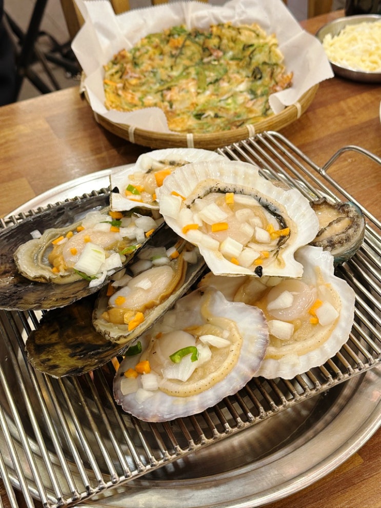  부산 해운대 청사포조개구이 맛집 '해림이네' 활어회까지 제대로