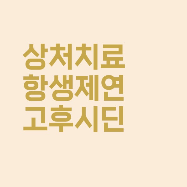  후시딘 연고 사용법과 약국 가격은 이렇습니다