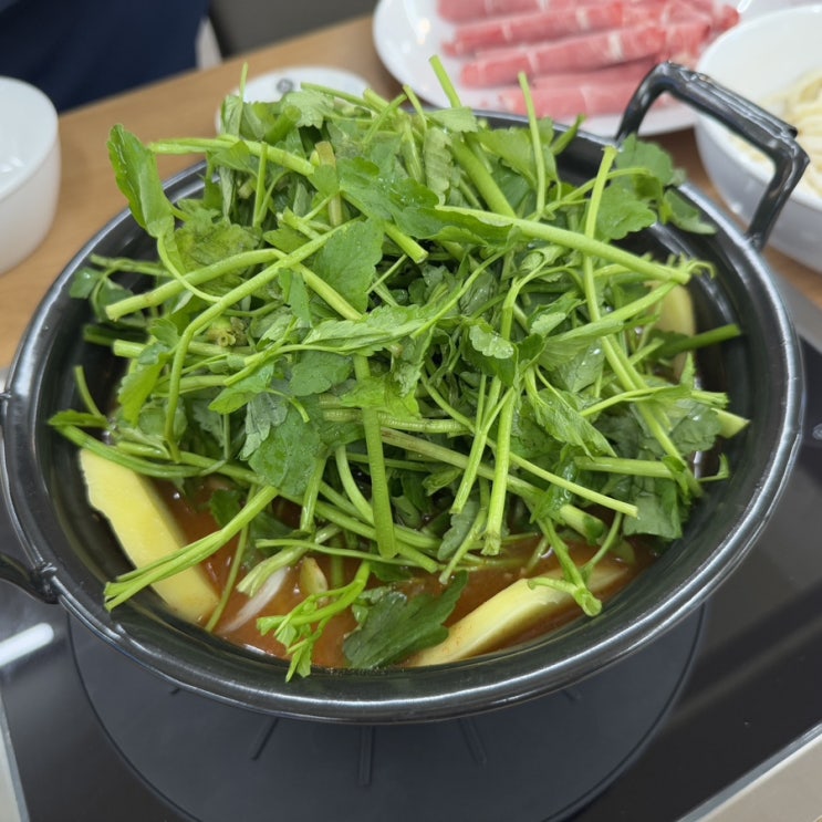 왕십리 맛집 등촌샤브칼국수 왕십리역점 얼큰버섯칼국수 먹고옴