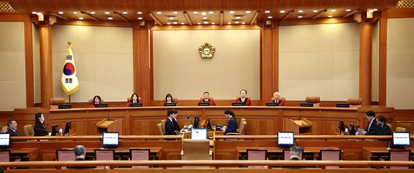 尹 <b>탄핵심판</b>, '<b>재판관</b> 6인 체제 판결'