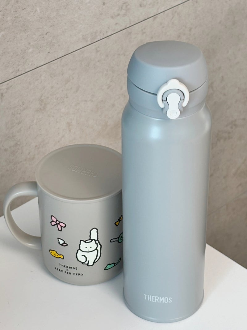 써모스 뉴 데일리 원터치 텀블러 750ml 보온보냉 반전머그컵 450ml 후기