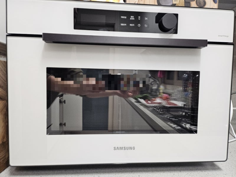 삼성전자 비스포크 큐커 오븐 35L 직화오븐으로 소고기 요리